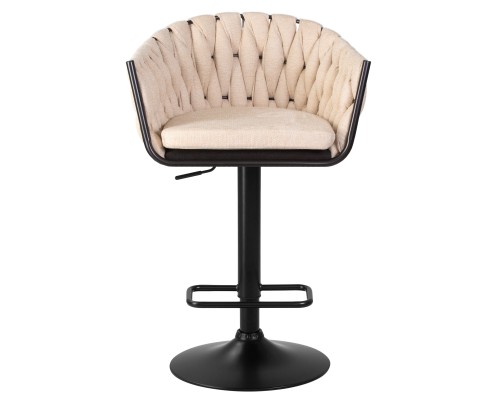 Набор 2 шт Стул барный DOBRIN LEON, бежевая ткань (LAR 275-1)