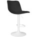 Стул барный DOBRIN TAILOR WHITE, черный велюр (MJ9-101)