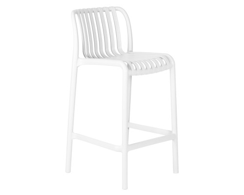 Стул полубарный DOBRIN CHLOE, белый (W-02)