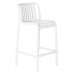Стул полубарный DOBRIN CHLOE, белый (W-02)