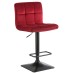 Набор 2 шт Стул барный DOBRIN DOMINIC, бордо велюр (MJ9-43)