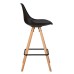 Набор 2 шт Стул полубарный DOBRIN RONNI, ножки светлый бук, черный (B-03)
