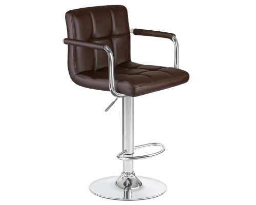 Набор 2 шт Стул барный DOBRIN KRUGER ARM, коричневый