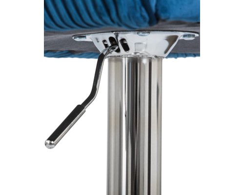 Стул барный DOBRIN DARCY, синий велюр (1922-20)