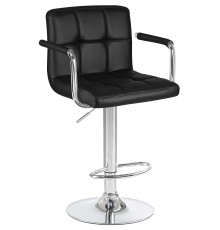 Стул барный DOBRIN KRUGER ARM, чёрный