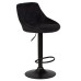 Набор 2 шт Стул барный DOBRIN LOGAN BLACK, черный велюр (MJ9-101)