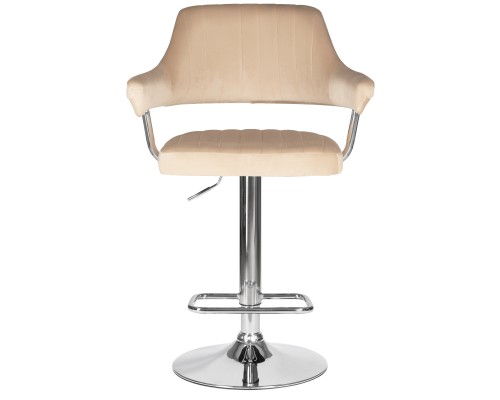 Набор 2 шт Стул барный DOBRIN CHARLY, бежевый велюр (MJ9-10)