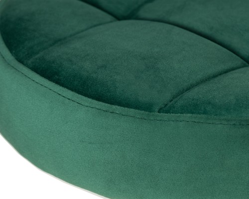Набор 2 шт Табурет барный DOBRIN BRUNO GOLD, зеленый велюр (MJ9-88)