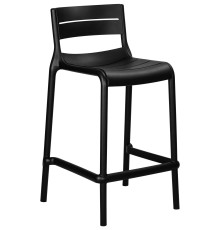 Стул полубарный DOBRIN NESSA, черный (B-03)