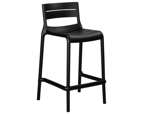 Набор 4 шт Стул полубарный DOBRIN NESSA, черный (B-03)