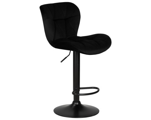 Набор 2 шт Стул барный DOBRIN BARNY BLACK, черный велюр (MJ9-101)