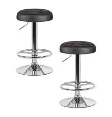 Набор 2 шт Табурет барный DOBRIN BRUNO, чёрный