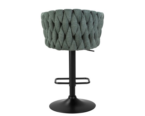 Набор 2 шт Стул барный DOBRIN LEON, зеленая ткань (LAR 275-23)
