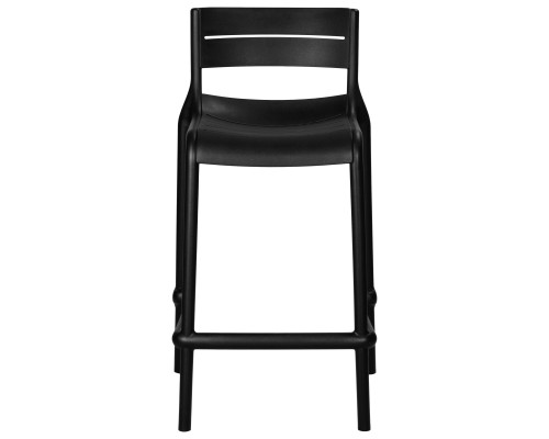 Набор 4 шт Стул полубарный DOBRIN NESSA, черный (B-03)
