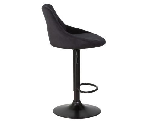 Набор 2 шт Стул барный DOBRIN LOGAN BLACK, черный велюр (MJ9-101)