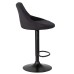 Набор 2 шт Стул барный DOBRIN LOGAN BLACK, черный велюр (MJ9-101)