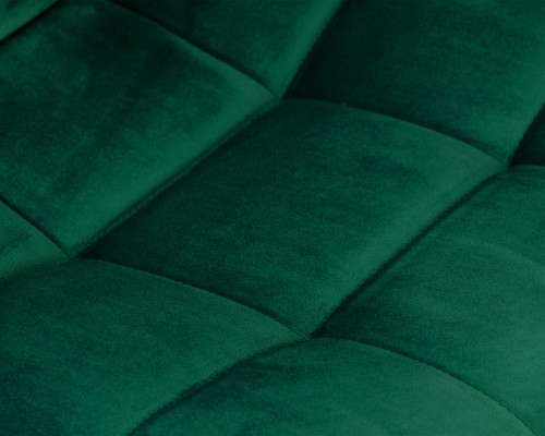 Стул барный DOBRIN TAILOR BLACK, зеленый велюр (MJ9-88)