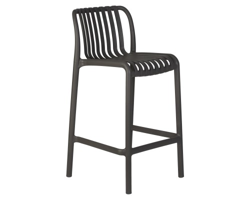 Набор 4 шт Стул полубарный DOBRIN CHLOE, темно-серый