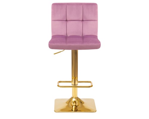 Набор 2 шт Стул барный DOBRIN GOLDIE, пудрово-сиреневый велюр (MJ9-52)
