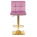 Набор 2 шт Стул барный DOBRIN GOLDIE, пудрово-сиреневый велюр (MJ9-52)