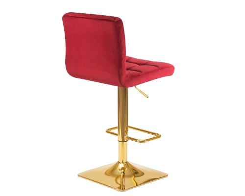 Стул барный DOBRIN GOLDIE, бордовый велюр (MJ9-43)