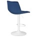 Стул барный DOBRIN TAILOR WHITE, синий велюр (MJ9-117)