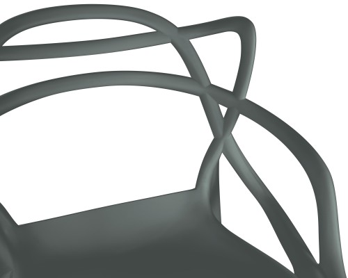 Набор 4 шт Стул барный DOBRIN MASTERS BAR, тёмно-серый (GR-04)