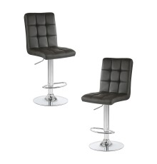 Набор 2 шт Стул барный DOBRIN KRUGER, чёрный