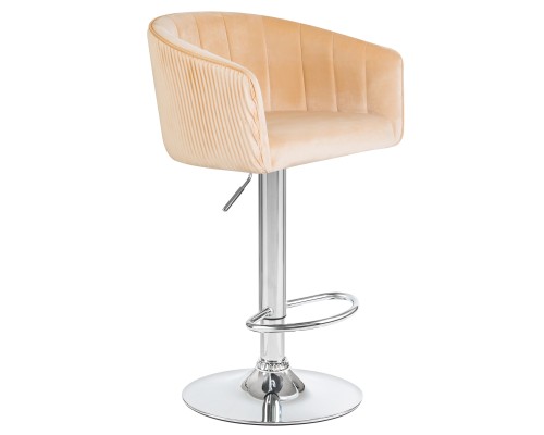 Стул барный DOBRIN DARCY, песочный велюр (1922-3)