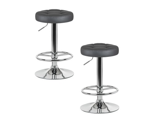 Набор 2 шт Табурет барный DOBRIN BRUNO, серый