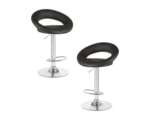 Набор 2 шт Стул барный DOBRIN MIRA, чёрный