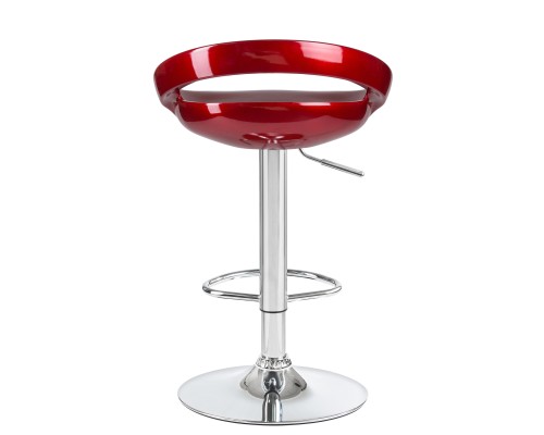 Стул барный DOBRIN DISCO, бордовый металлик