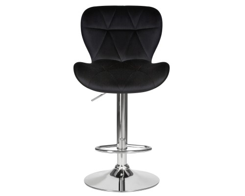 Набор 2 шт Стул барный DOBRIN BARNY, черный велюр (MJ9-101)