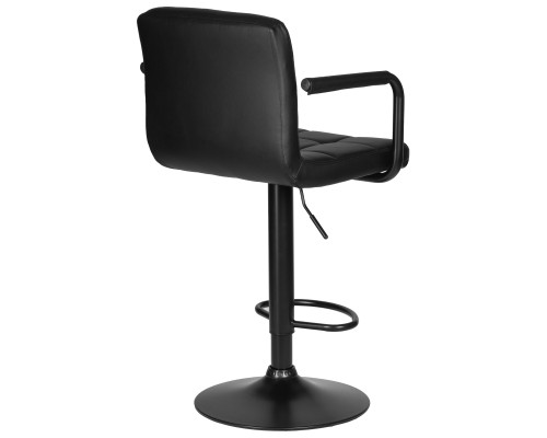 Набор 2 шт Стул барный DOBRIN KRUGER ARM BLACK, черный