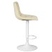 Набор 2 шт Стул барный DOBRIN TAILOR WHITE, бежевый велюр (MJ9-10)