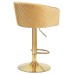 Стул барный DOBRIN DARCY GOLD, песочный велюр (1922-3)