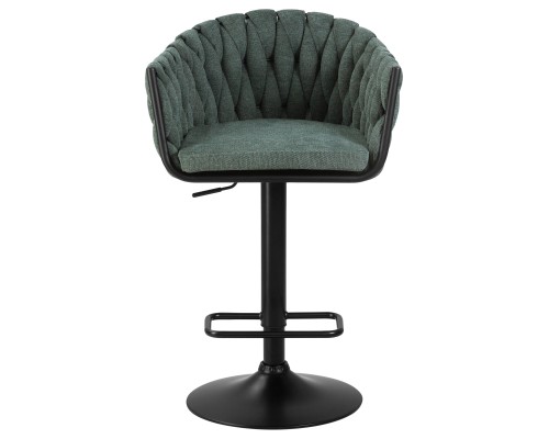 Набор 2 шт Стул барный DOBRIN LEON, зеленая ткань (LAR 275-23)