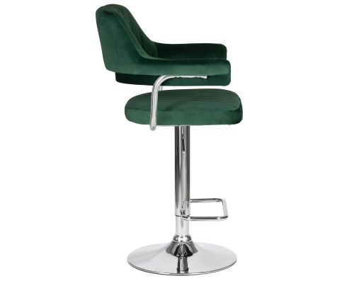 Стул барный DOBRIN CHARLY, зеленый велюр (MJ9-88)