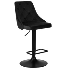 Стул барный DOBRIN JOSEPH BLACK, черный велюр (MJ9-101)