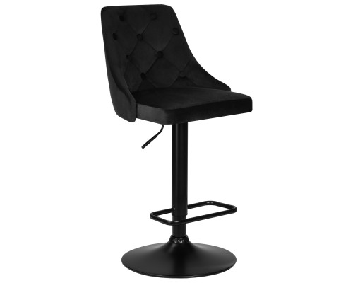 Стул барный DOBRIN JOSEPH BLACK, черный велюр (MJ9-101)