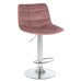 Стул барный DOBRIN TAILOR, пудрово-розовый велюр (MJ9-32)