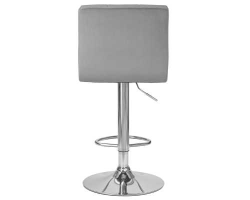 Набор 2 шт Стул барный DOBRIN CANDY, серый велюр (MJ9-75)