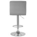 Набор 2 шт Стул барный DOBRIN CANDY, серый велюр (MJ9-75)