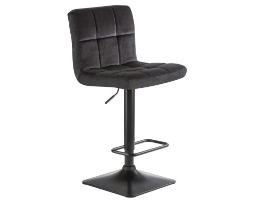 Набор 2 шт Стул барный DOBRIN DOMINIC, черный велюр (MJ9-101)