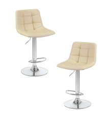 Набор 2 шт Стул барный DOBRIN TAILOR, кремовый