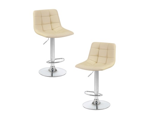 Набор 2 шт Стул барный DOBRIN TAILOR, кремовый