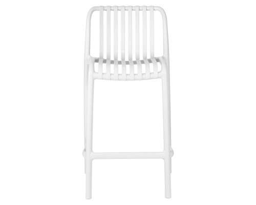 Стул полубарный DOBRIN CHLOE, белый (W-02)
