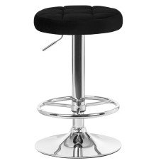 Табурет барный DOBRIN BRUNO, черный велюр (MJ9-101)