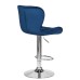 Набор 2 шт Стул барный DOBRIN BARNY, синий велюр (MJ9-117)