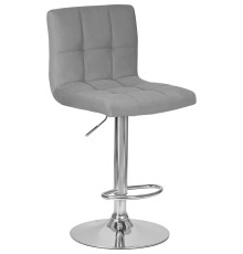 Стул барный DOBRIN CANDY, серый велюр (MJ9-75)